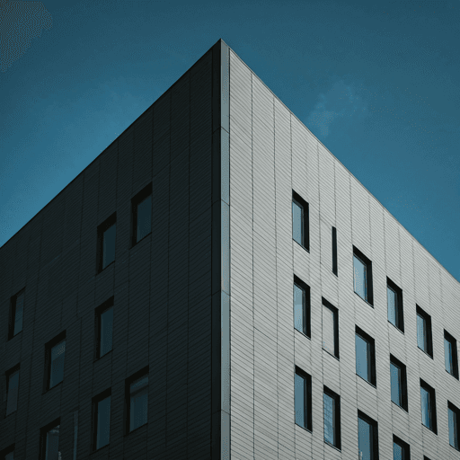 Modern office building representing accounting practice sales